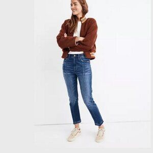 Madewell The High-Rise Slim Boyjean Seamed Edition‎ Size 24